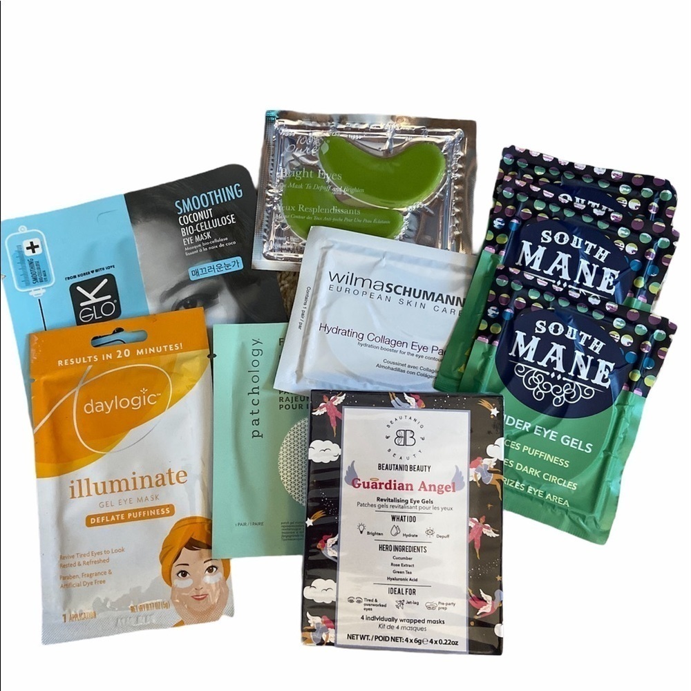 One dozen Assorted Eye Masks Rejuvenate Moisturize  Illuminate Reduce Puffiness